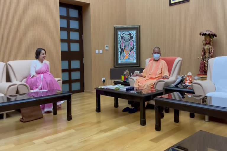 Kangana Ranaut meets CM Yogi