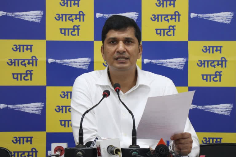 Chief Spokesperson of Aam Aadmi Party Saurabh Bhardwaj