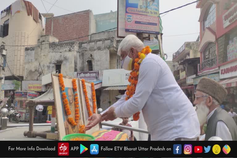 गांधी जयंती पर सहारनपुर पहुंचे आम आदमी पार्टी के मंत्री