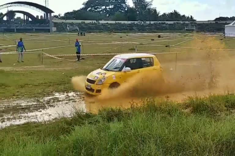 dirt car race organised in shimoga