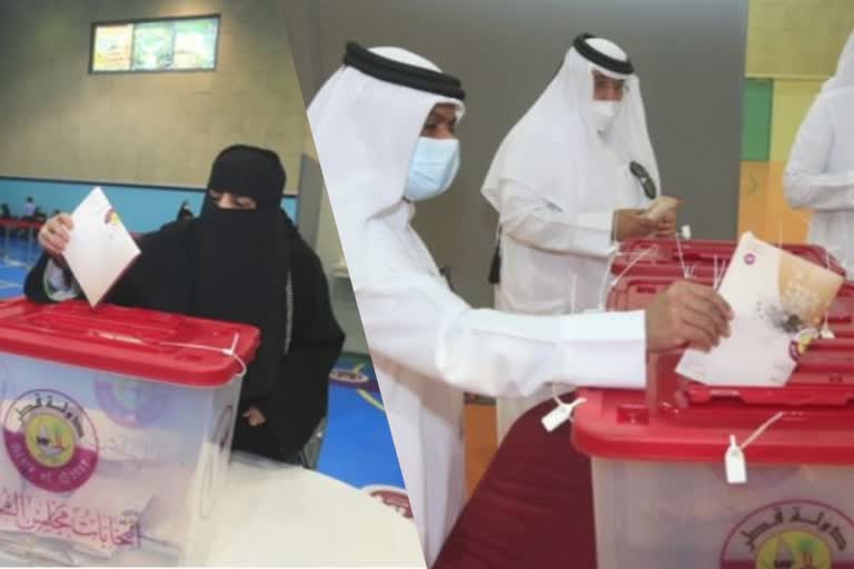 Qataris vote for 1st time in advisory council election