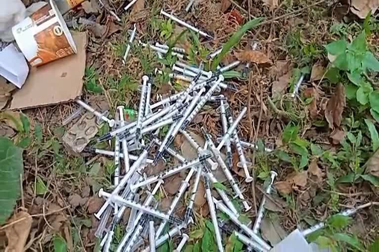 the-lutheran-high-secondary-school-campus-is-filled-with-syringes-used-in-vaccination