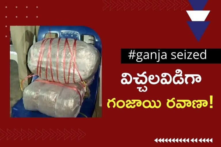 Marijuana seized in nalgonda, ganja seized in nalgonda