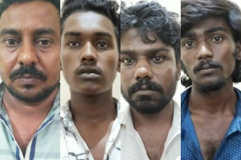 four-arrested-for-ganja-selling-in-vaniyambadi