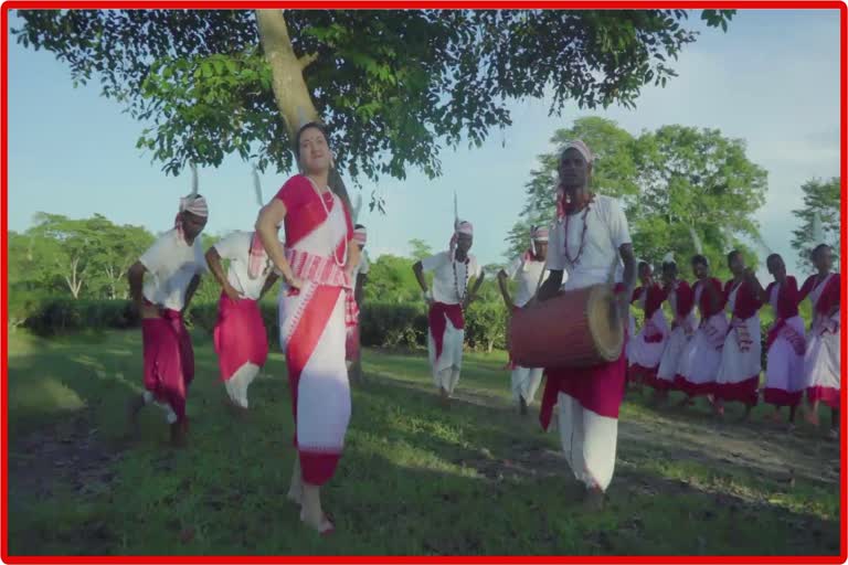 Tezpur Administration special song for covid vaccine awareness in tea gardens