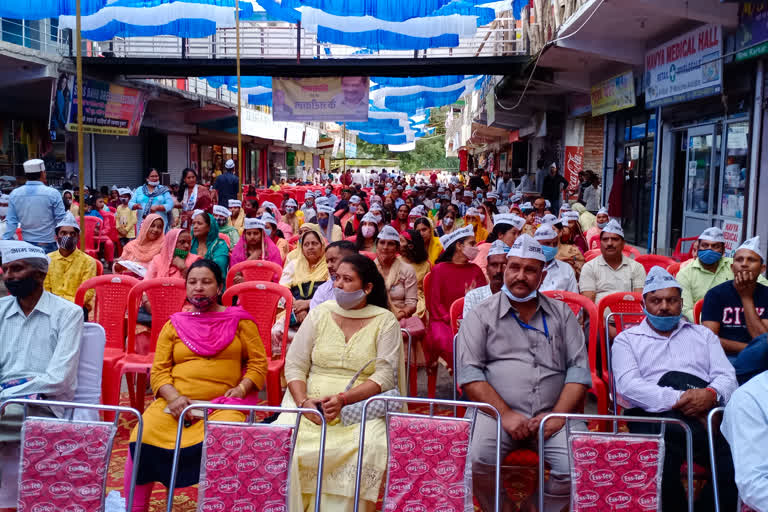 state in-charge of Aam Aadmi Party Ratnesh Gupta in kangra