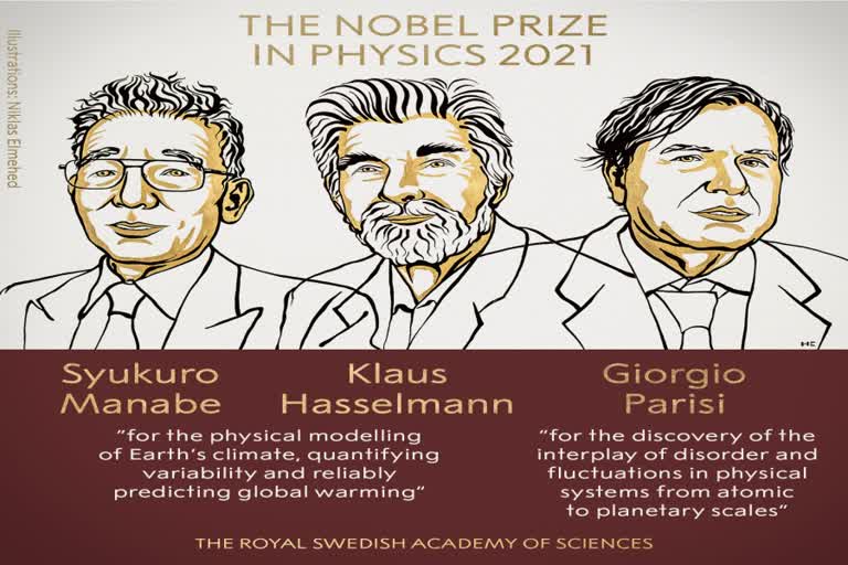 three scientist got nobel prize 2021 for physics