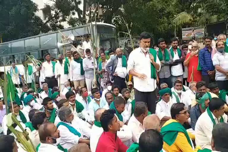 sugarcane-farmers-protest-in-bangalore