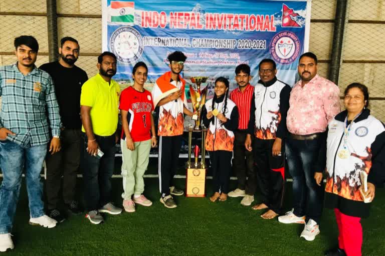 mahajan brothers win gold medals in Indo-Nepal Championship