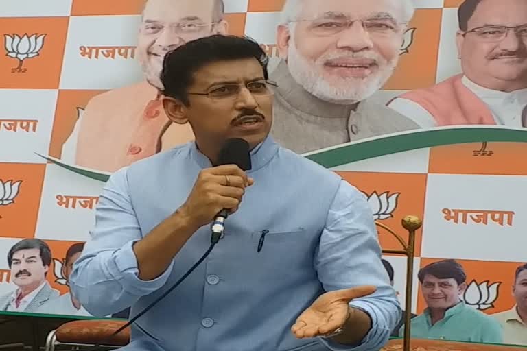 Rajyavardhan Singh Rathore spoke verbally attack on Gehlot government