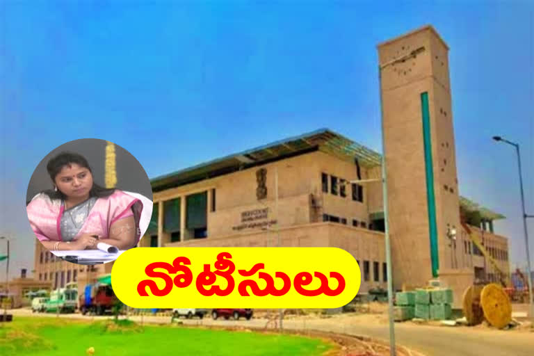 పుష్ప శ్రీవాణికి హైకోర్టు నోటీసులు