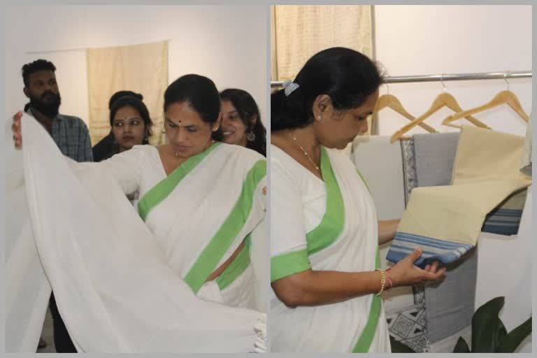 shobha karandlaje purchased Handloom sarees