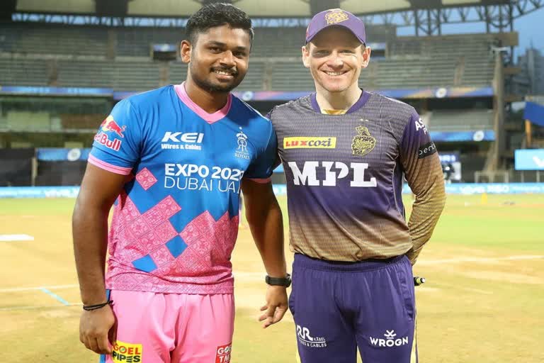 RAJASTAN ROYALS  KOLKATHA NIGHT RIDERS  IPL 2021  പൊരുതാനുറച്ച് രാജസ്ഥാൻ  പ്ലേ ഓഫ് ഉറപ്പിക്കാൻ കൊൽക്കത്ത  കൊൽക്കത്തയും നൈറ്റ് റൈഡേഴ്സ്  രാജസ്ഥാൻ റോയൽസ്  സഞ്ജു സാംസണ്‍  ഐപിഎൽ