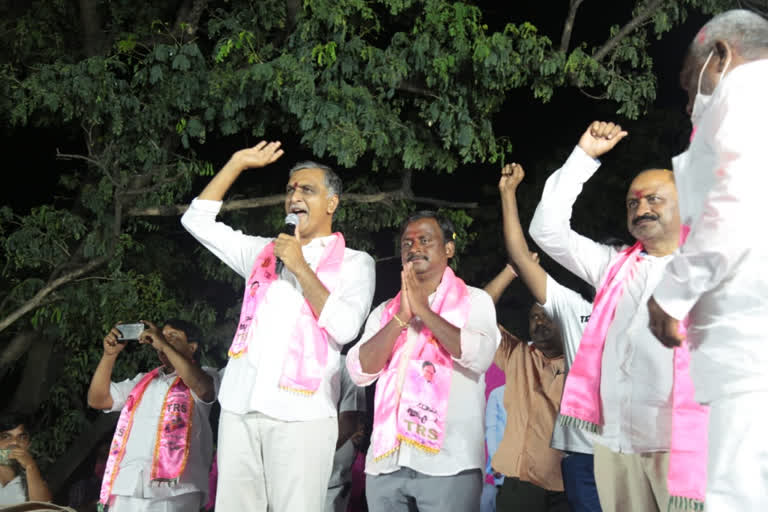 minister-harish-rao-campaigning-in-huzurabad-by-election