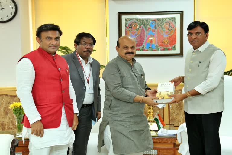 cm-basavaraja-bommai-met-union-health-minister