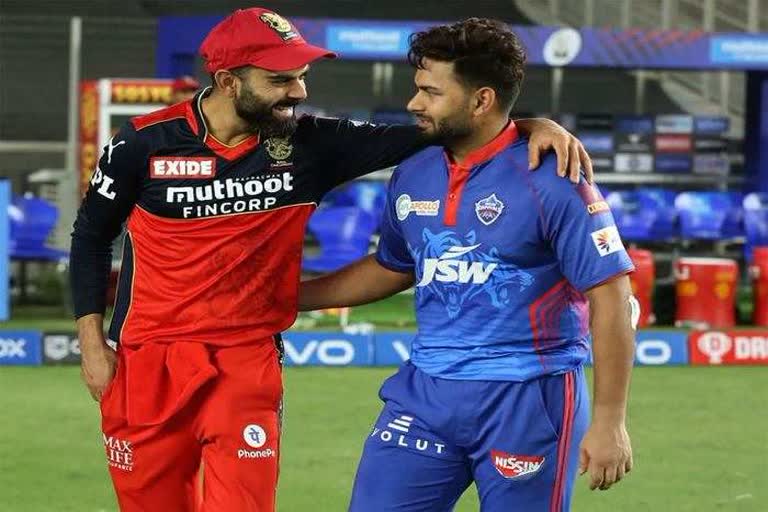 IPL 2021  RCB  DC  ഡൽഹി ക്യാപ്പിറ്റൽസ് ബാംഗ്ലൂരിനെ നേരിടും  ഐപിഎൽ  റോയൽ ചലഞ്ചേഴ്‌സ് ബാംഗ്ലൂർ  ചെന്നൈ സൂപ്പർ കിങ്സ്  IPL  വിരാട് കോലി  കോലി  പ്ലേ ഓഫ്