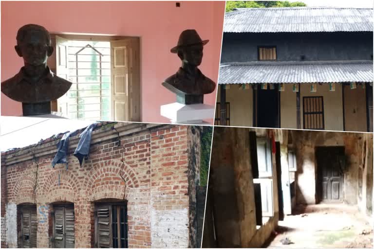 Khandaghosh  Bhagat Singh's hideout from Britishers  Batukeshwar Dutta  underground basement  freedom struggle  75 years of independence  revolutionary  ഭഗത് സിങ്  ഭഗത് സിംഗ്  സെന്‍ട്രല്‍ നിയമസഭ മന്ദിരം  ഖണ്ഡഘോഷ്  ബതുകേശ്വർ ദത്ത  ലാല ലജ്‌പത് റായ്  സ്വാതന്ത്ര്യസമര ചരത്രം