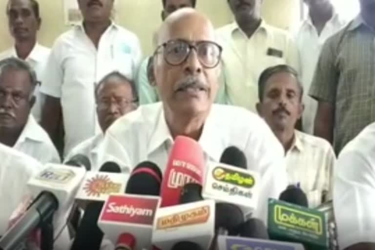 Interview with Balasubramanian Villupuram on the 11th to protest on behalf of the Tamil Nadu Government Fair Price Shop Employees Union in district capitals across the state.