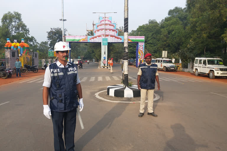 traffic plan during durga puja in ranchi