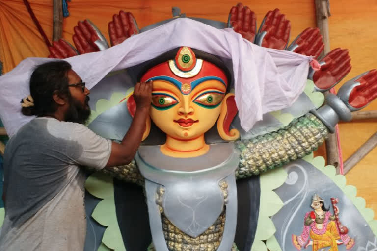 malda kutubpur mistripara sarbajanin durga puja