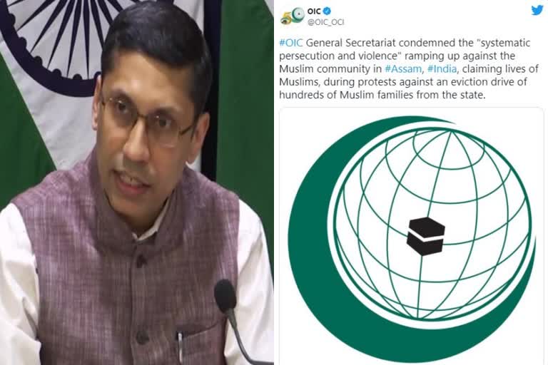 India criticized at OIC for statement on eviction drive in Assam