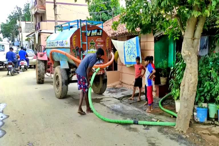 tanker-water-for-three-wards-of-channapatna-municipality