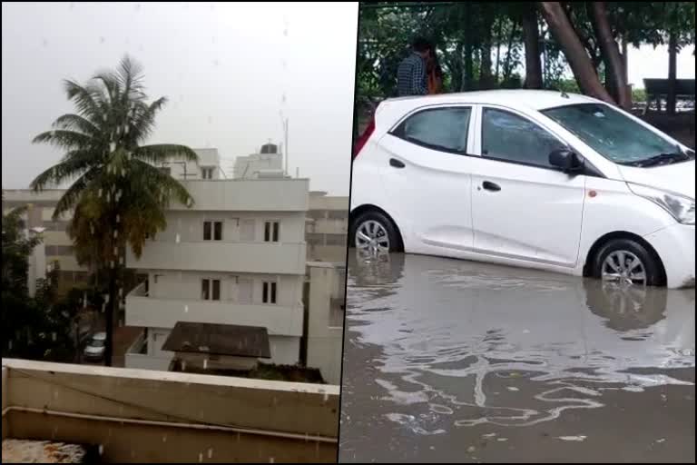 Heavy rain in Bangalore