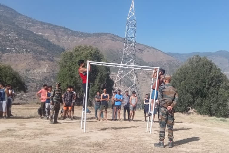 indian army organized pre recruitment training for local youth in doda