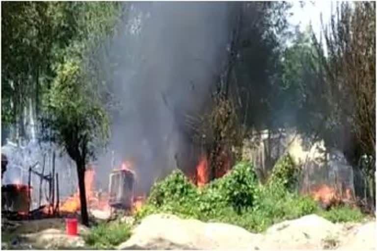 chandigarh slum fire