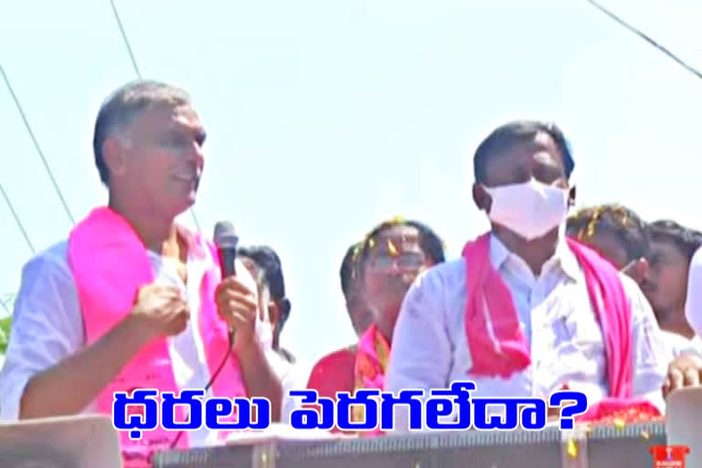 Harish rao campaign, huzurabad by election 2021