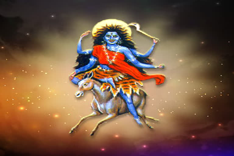 sharadiya navratri-2021 saptami the seventh day is dedicated to maa kalratri