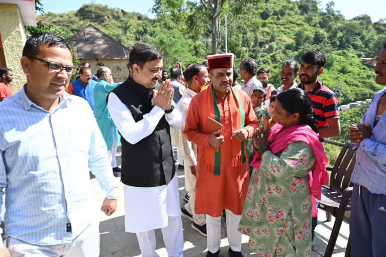 BJP state president Suresh Kashyap on Kunihar visit