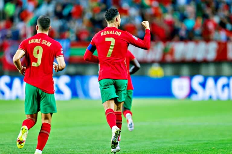 WC 2022 Qualifiers  hattrick  portugal  luxembourg  ronaldo  new record  international hat-trick record  portugal vs luxembourg  fifa world cup qualifiers