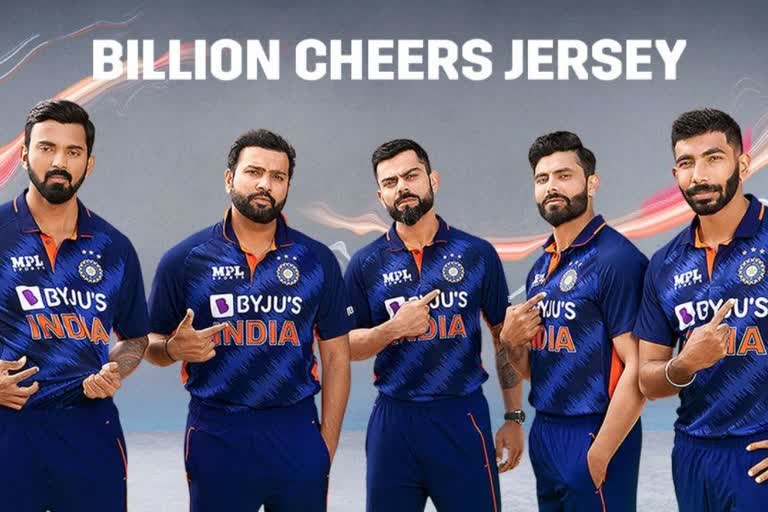 billion cheers team india jersey for t20 world cup unveiled