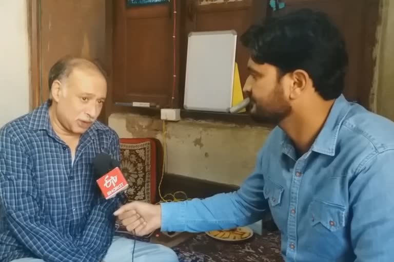 exclusive talk with etv bharat kashmiri pandit sangharsh samiti founder sanjay tikku in srinagar