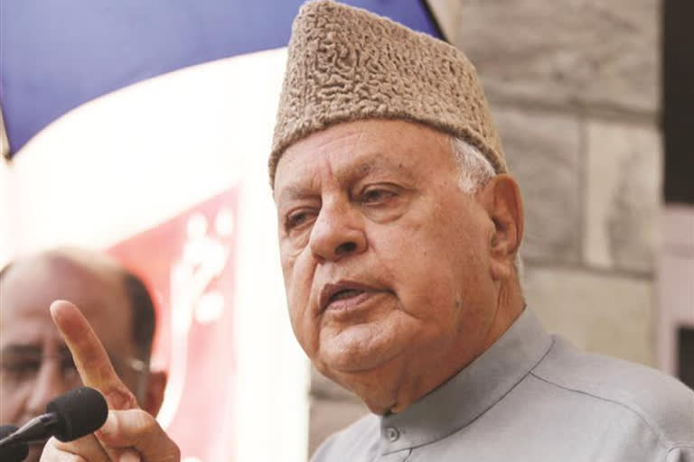 Farooq Abdullah said no one can divide us we all have to unite to fight against these bad elemen