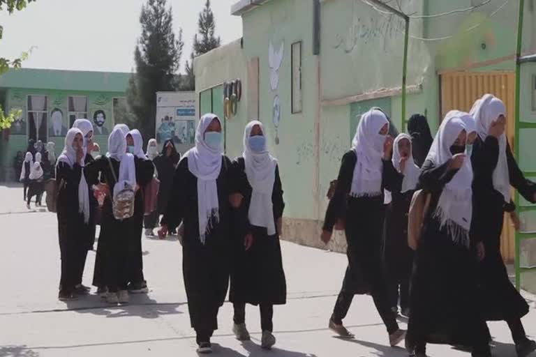 Yulmarab girls' high school has remained open since the Taliban takeover in August