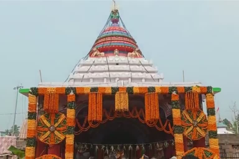 Maa Biraja car festival ceremoney conclude  in jajpur on dasahara