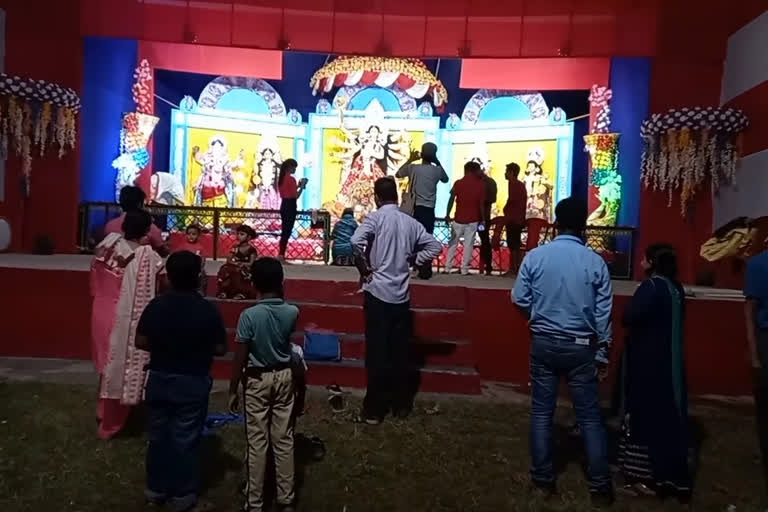 Worship on Mahashtami in Sahibganj in navratri 2021