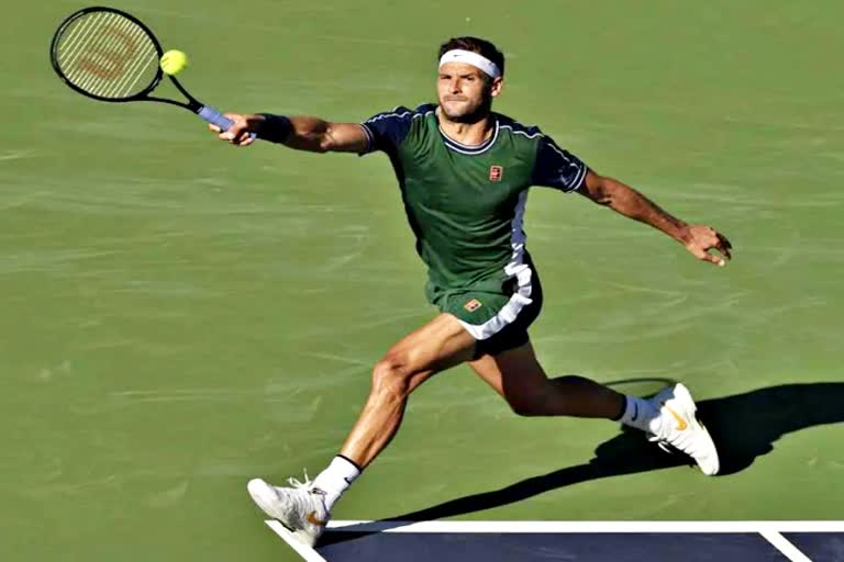 Sports Tennis Indian Wells  Grigor Dimitrov  Daniil Medvedev  दानिल मेदवेदेव  ग्रिगोर दिमित्रोव  इंडियन वेल्स