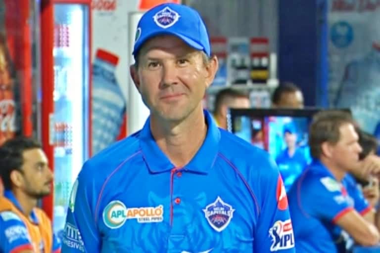 Ricky Ponting  Ricky Ponting blames  poor batting  powerplay  Ricky Ponting loss  दिल्ली कैपिटल्स  कोच रिकी पोंटिंग  कोलकाता नाइट राइडर्स  पावरप्ले  बल्लेबाजी