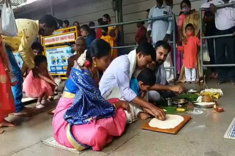 special pooja in shri mangaladevi temple of mangaloere