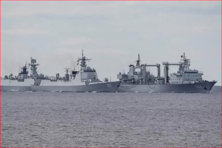 china russia launch joint naval drills in russian far east