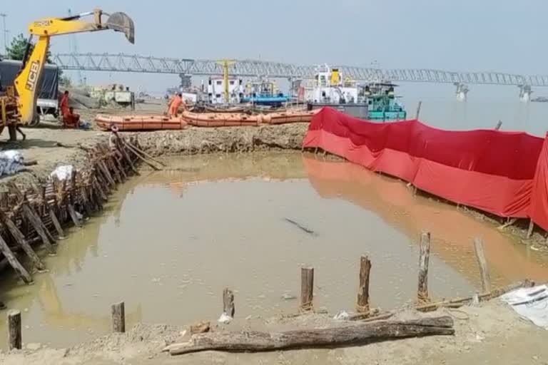 Durga Idol Immersion in ganga