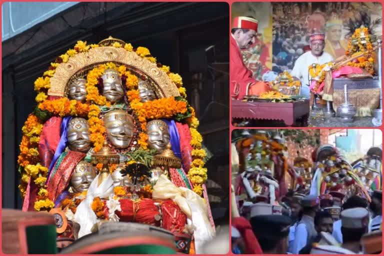 goddess-hidimba-of-kullu-royal-family-reached-raghunathpur