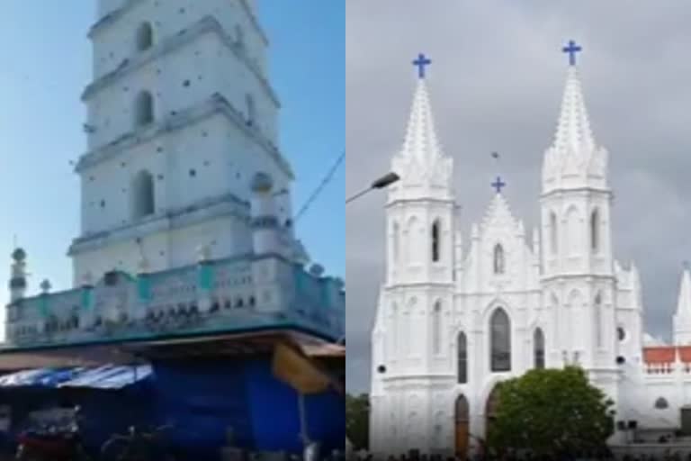 நாகை மாவட்டத்தில் வேளாங்கண்ணி பேராலயம், நாகூர் தர்கா உள்ளிட்ட அனைத்து வழிபாட்டு தலங்களும் திறப்பு