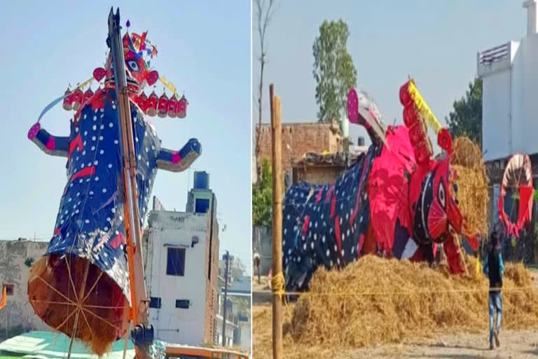 ravan effigy collapsed