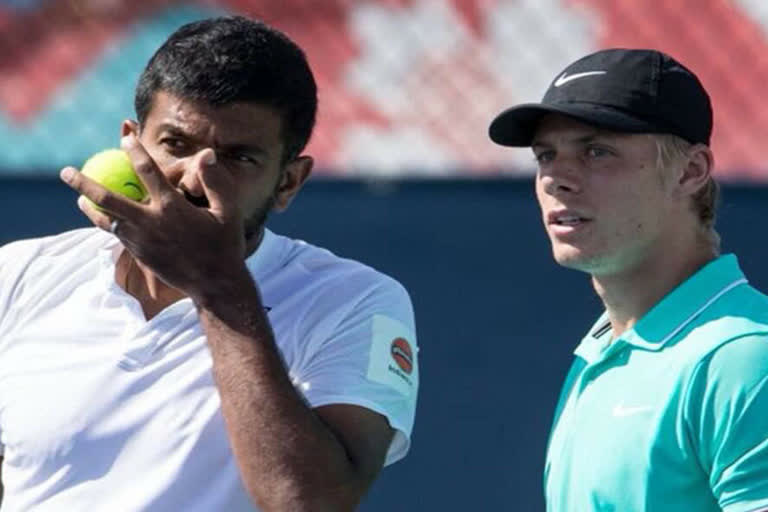 Rohan bopanna and denis shapovalov losses in the India wells quarter final