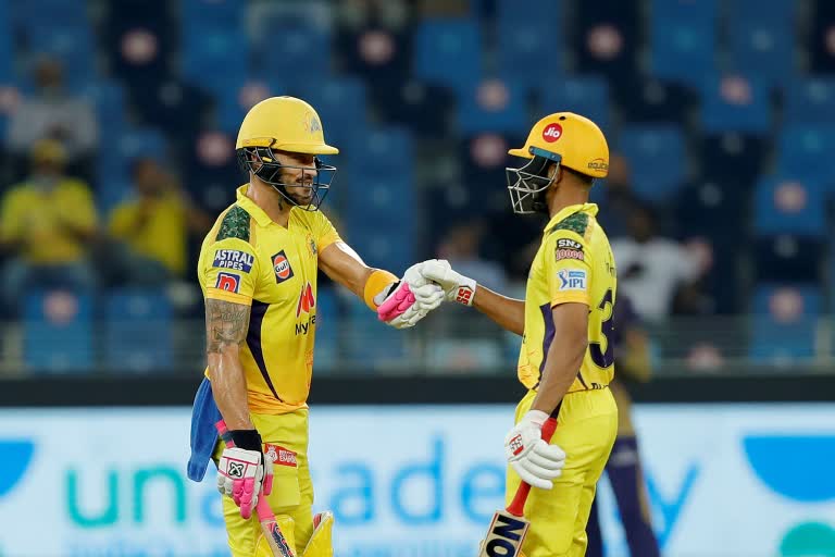 IPL 2021 final: Faf du Plessis and Moeen hammer KKR bowlers as CSK score 192/3