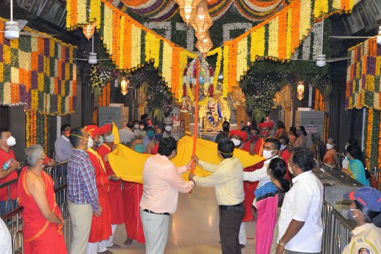 saibaba death anniversary celebration over after kala's kirtan shirdi